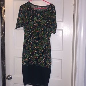 Floral and polka dot LulaRoe Julia